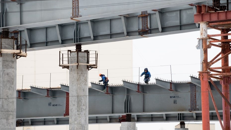    Строительство ШМСД в районе Московского проспекта в Петербурге. Автор фото: Сергей Ермохин / "Деловой Петербург"