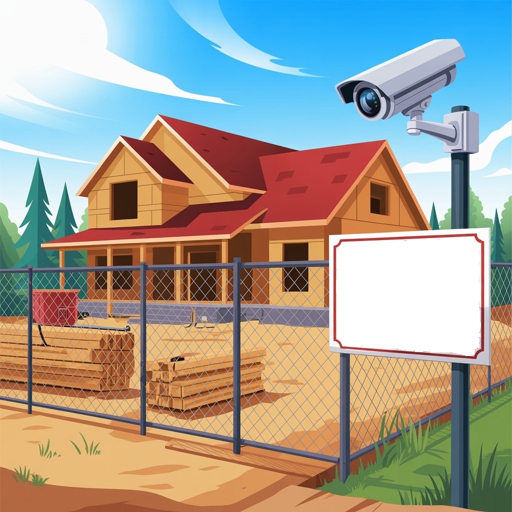 Как защитить стройматериалы и объект от вандализма с минимальными затратами