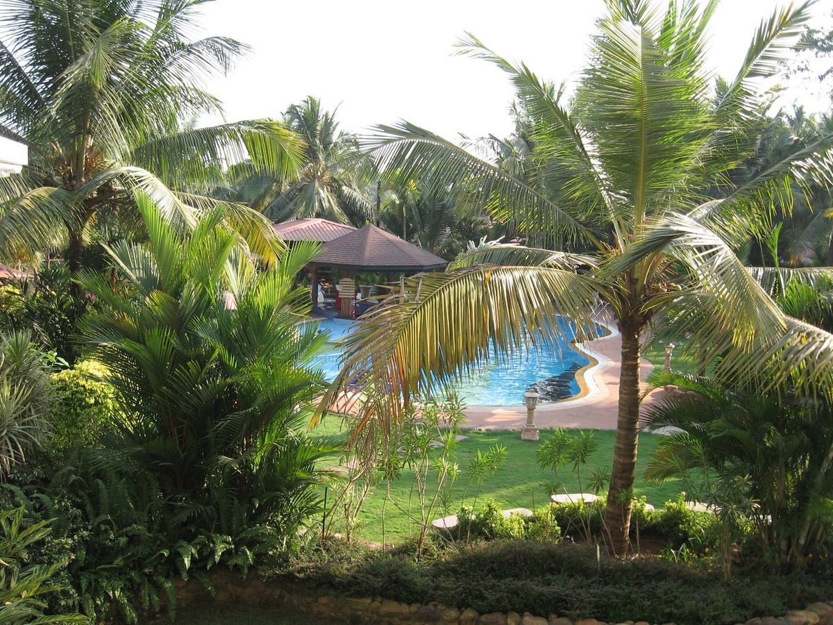 Вид с балкона.