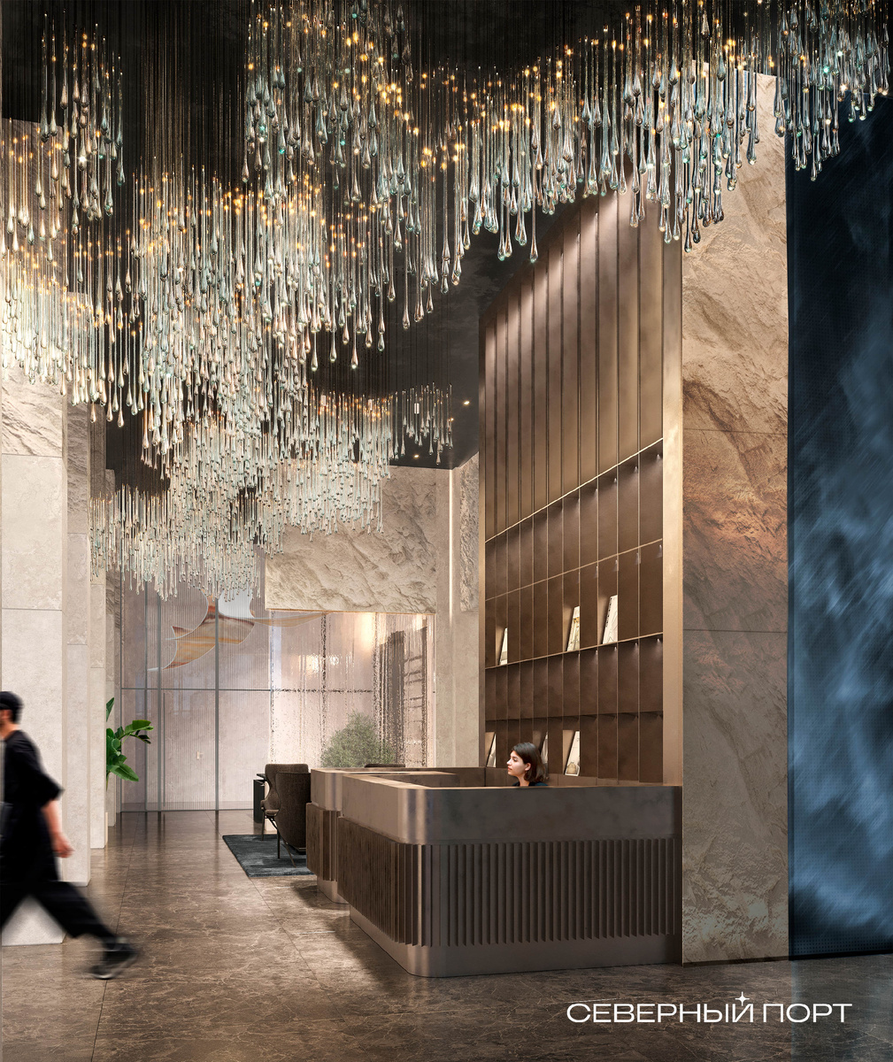 Лобби ЖК Северный порт