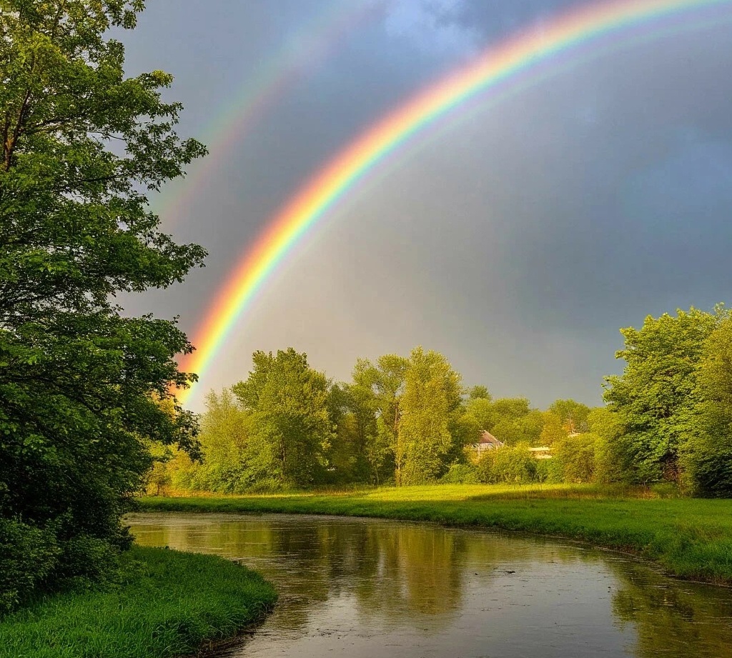 фото:радуга после дождя