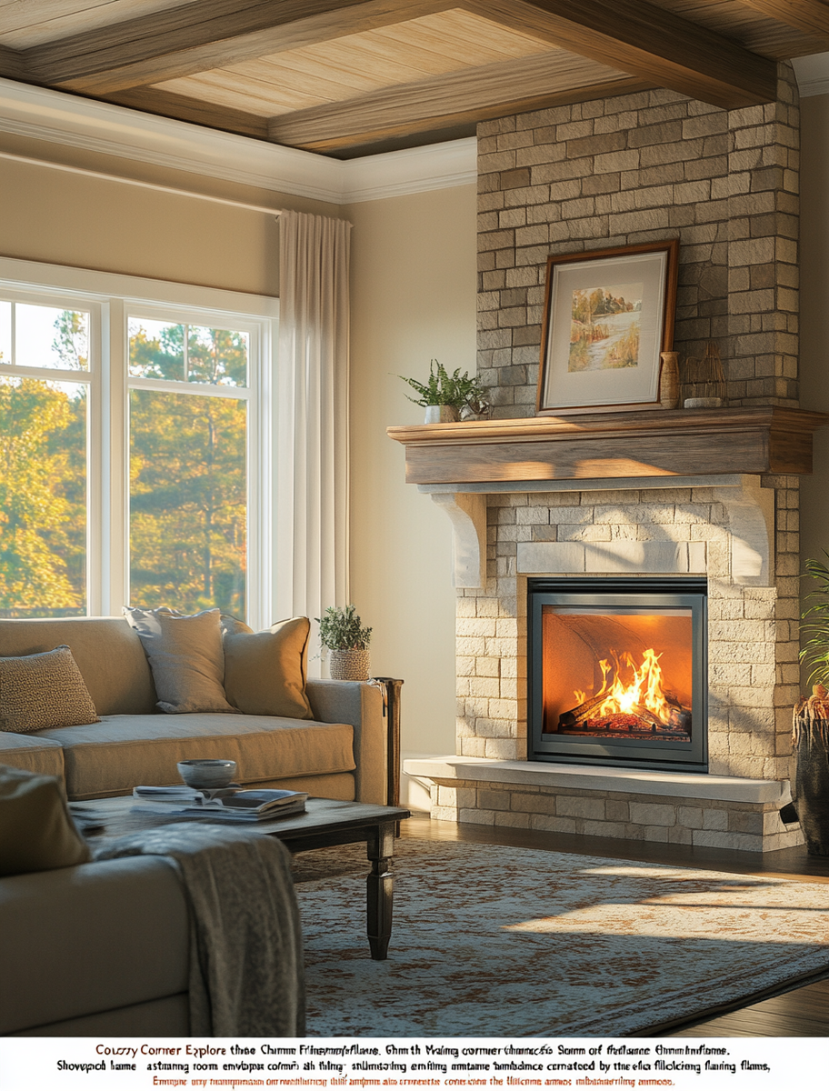    Угловые каминные комплекты которые согревают и создают уют в вашем доме Kamin