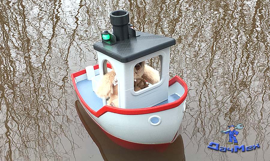 Катер на радиоуправлении. Чертежи для 3D принтера, инструкция по сборке, подборка электроники.