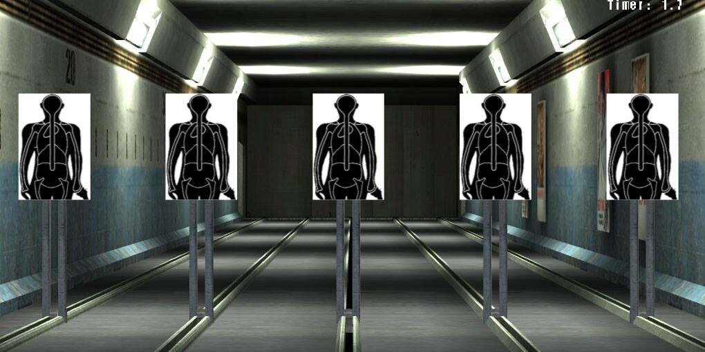 Страйкбольный интерактивный тир АРКАДА. Стандартные мишени.