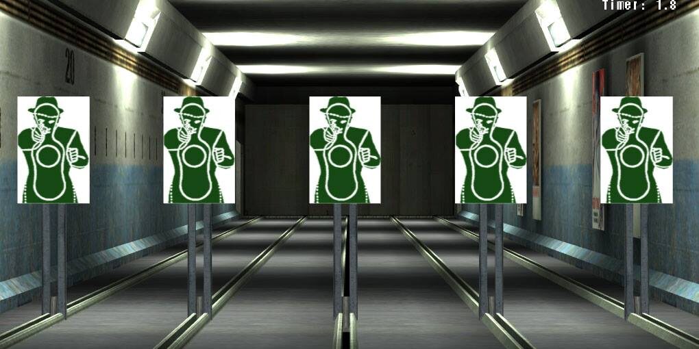 Страйкбольный интерактивный тир АРКАДА. Стандартные мишени.