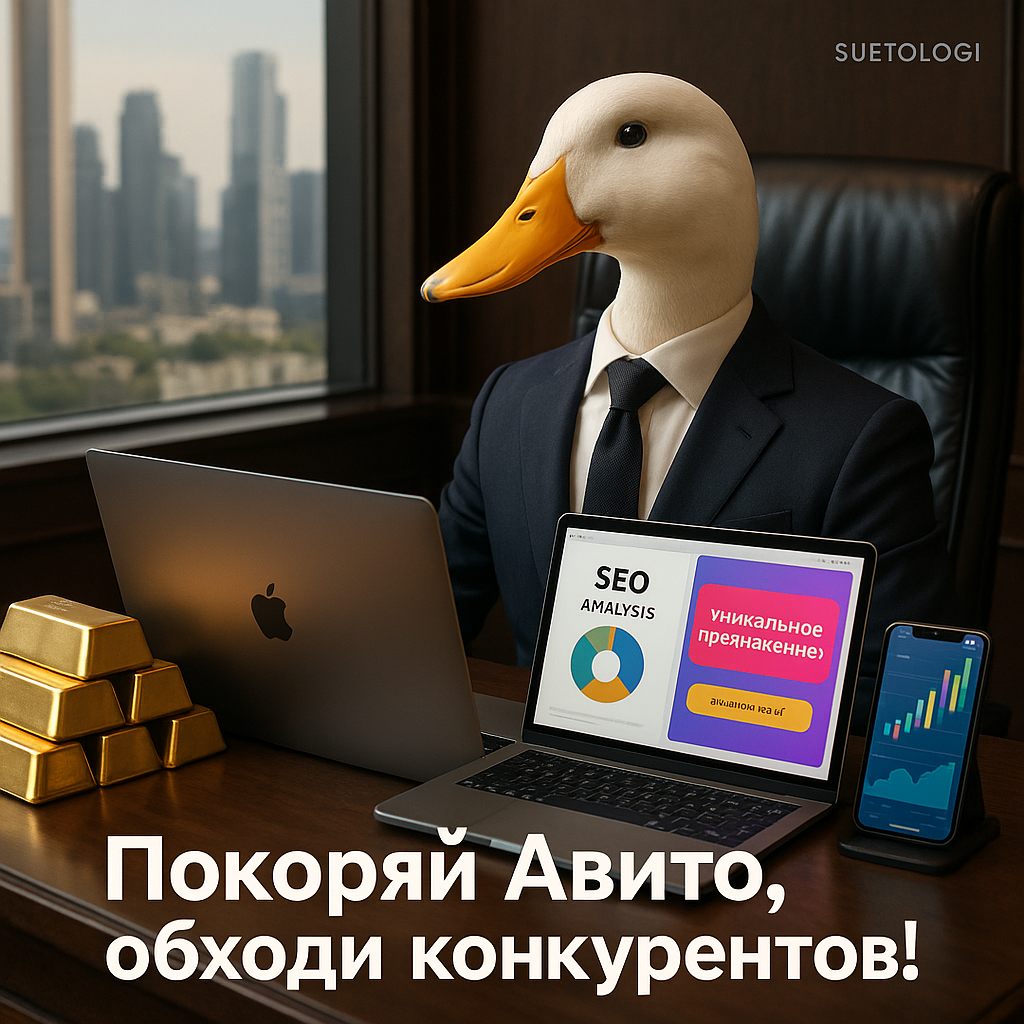    Оптимизация конкурентов на Авито Суетолог