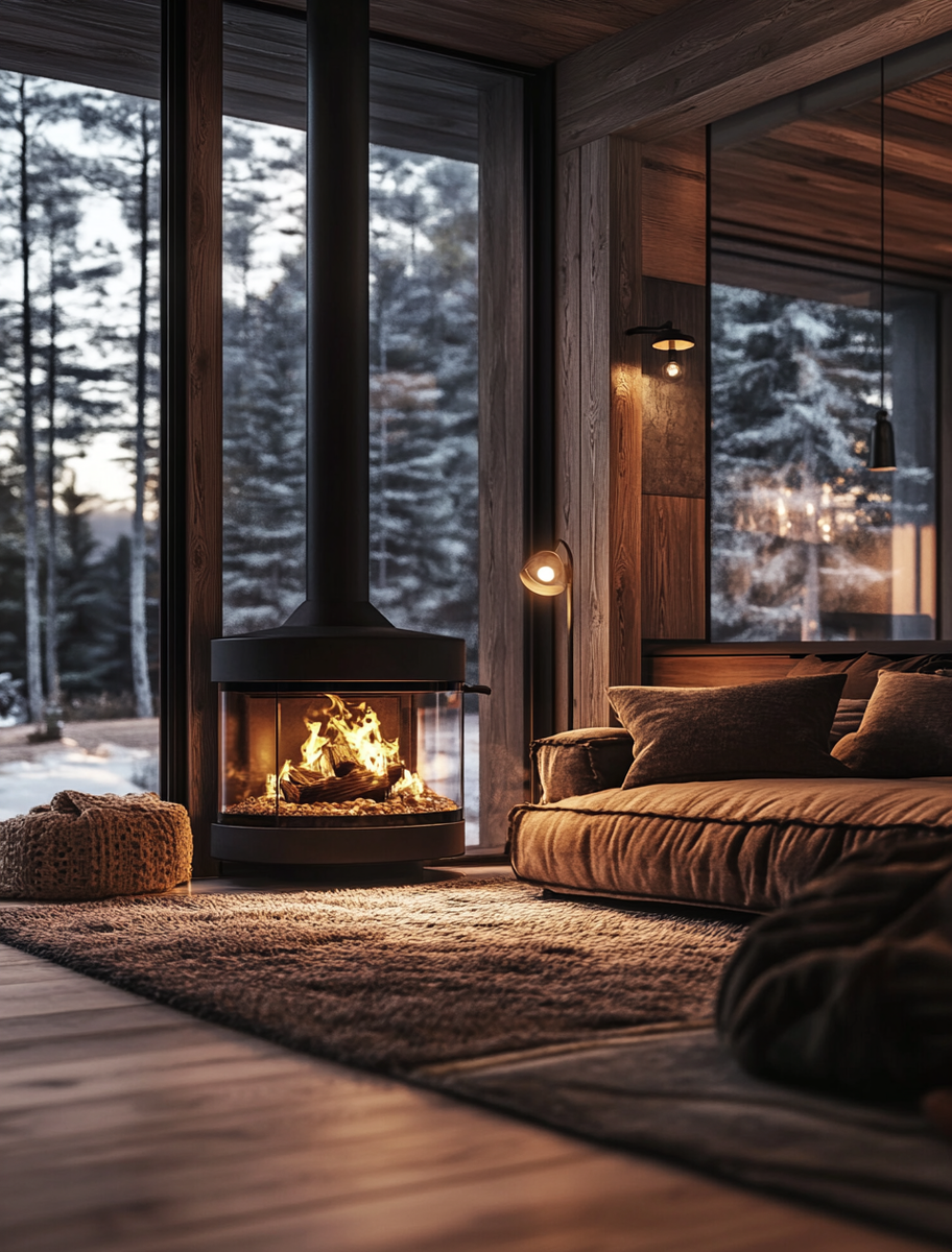    Создайте уютный дом с газовым камином Versal Freestanding 900: идеальный выбор для вашего интерьера Kamin