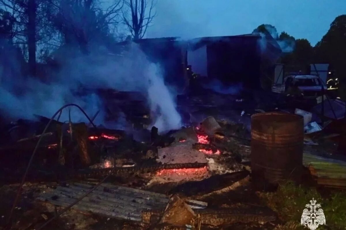    В жилом доме в Тверской области на пожаре погиб человек