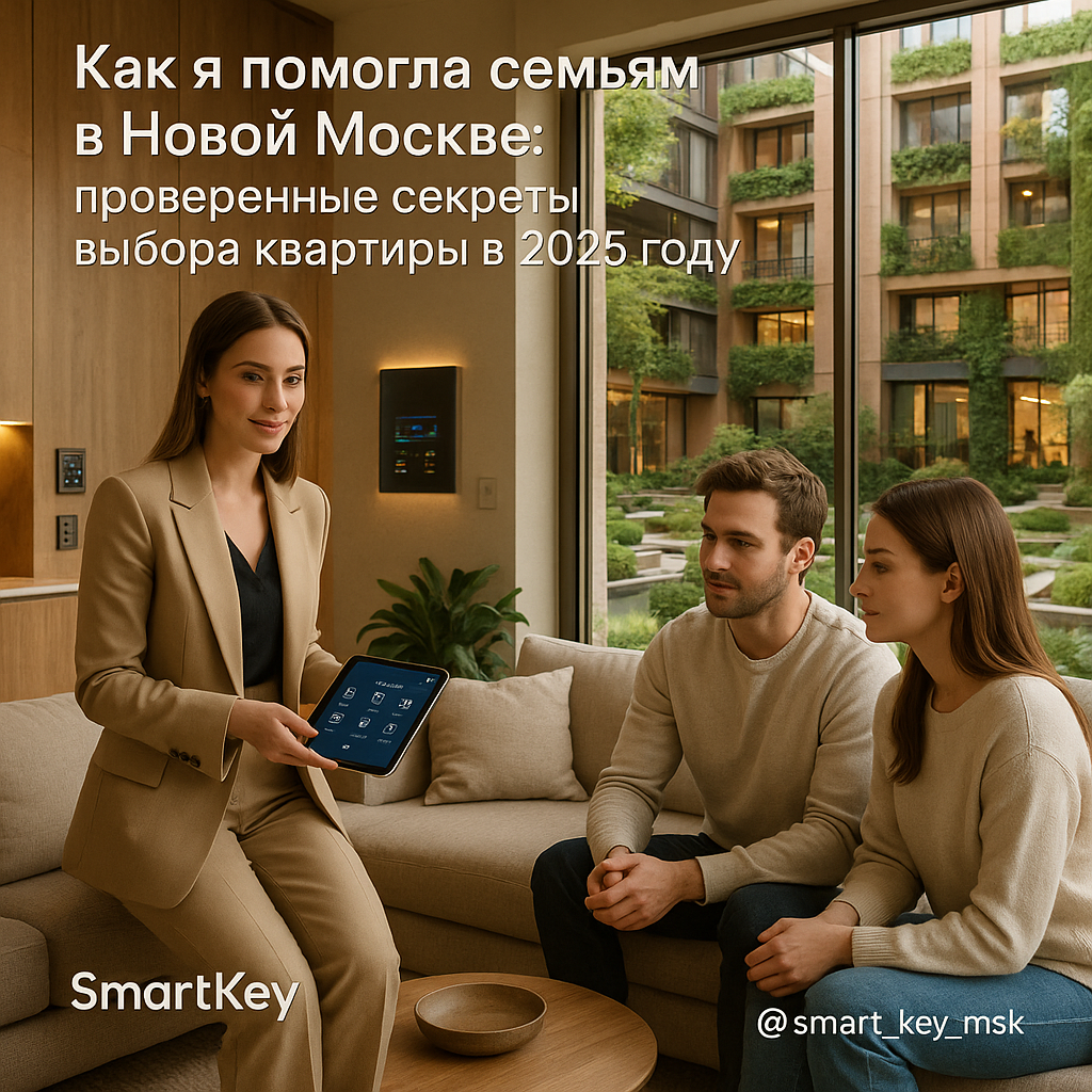    "Как я помогла семьям в Новой Москве: проверенные секреты выбора квартиры в 2025 году" Мария Ефимова
