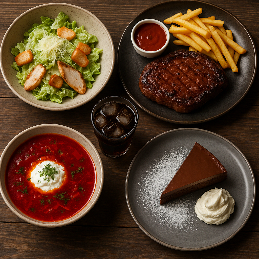 Когда борщ и стейк тянут весь бизнес, а Цезарь просто красивый