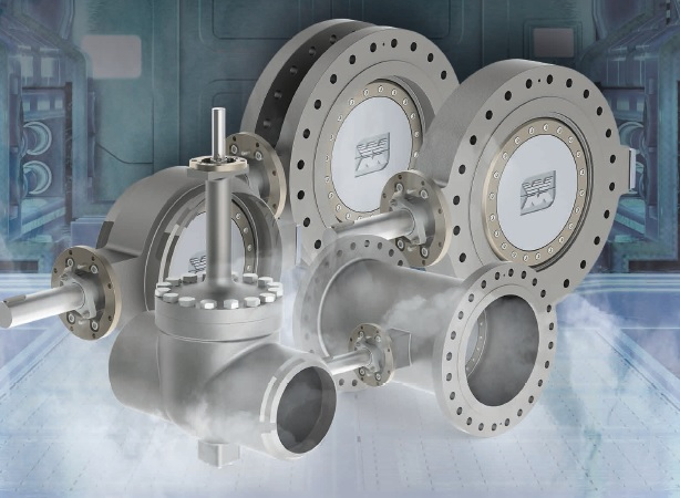 Дисковый поворотный фланцевый затвор