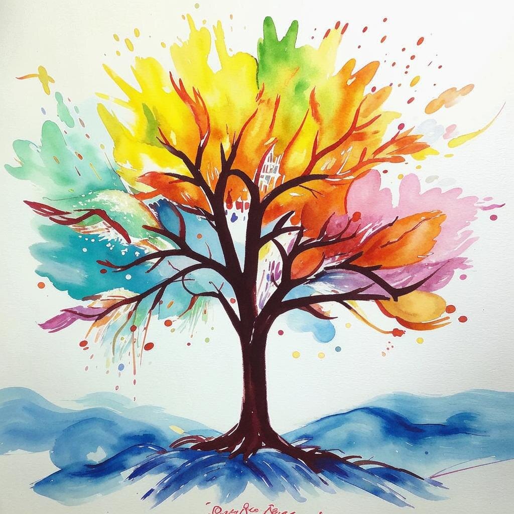 Рисунок сгенерирован в Kandinsky