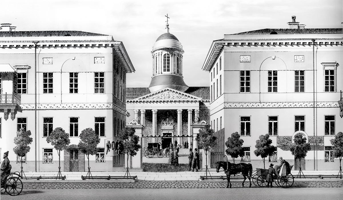 Армянская апостольская церквь св. Екатерины на Невском пр. Архивное фото.