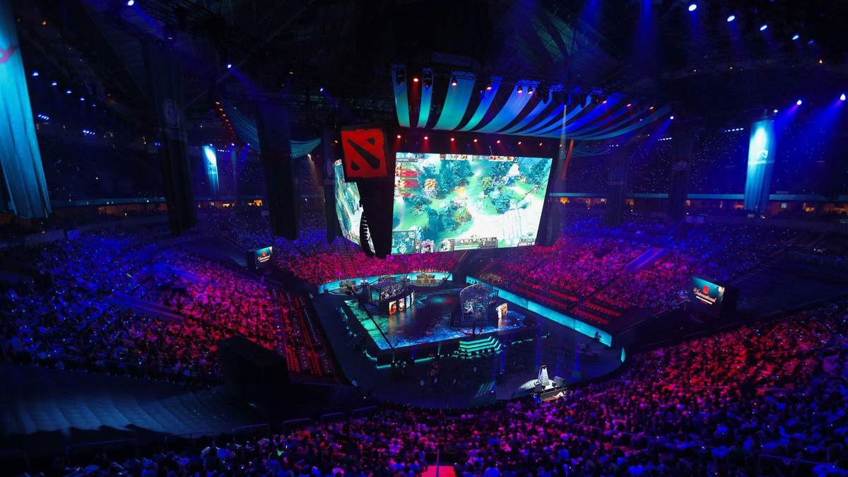 Кадр с арены The International 2019