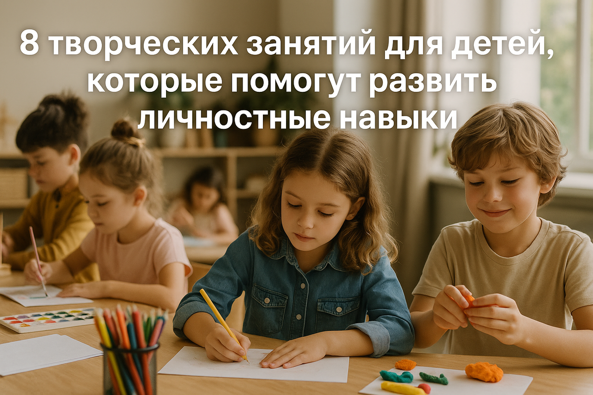 8 творческих занятий для детей, которые помогут развить личностные навыки 