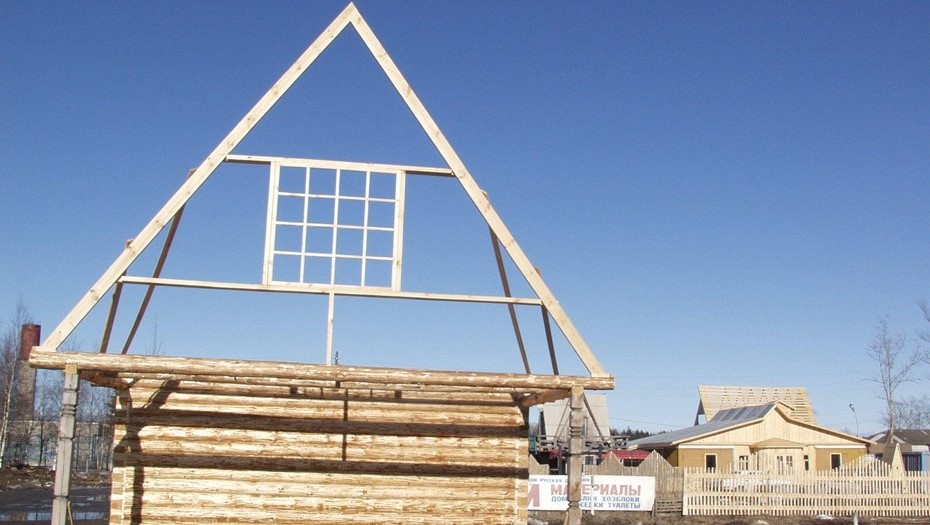    Строительство частного дома в Ленинградской области. Автор фото: Евгений Асташенков / "Деловой Петербург"