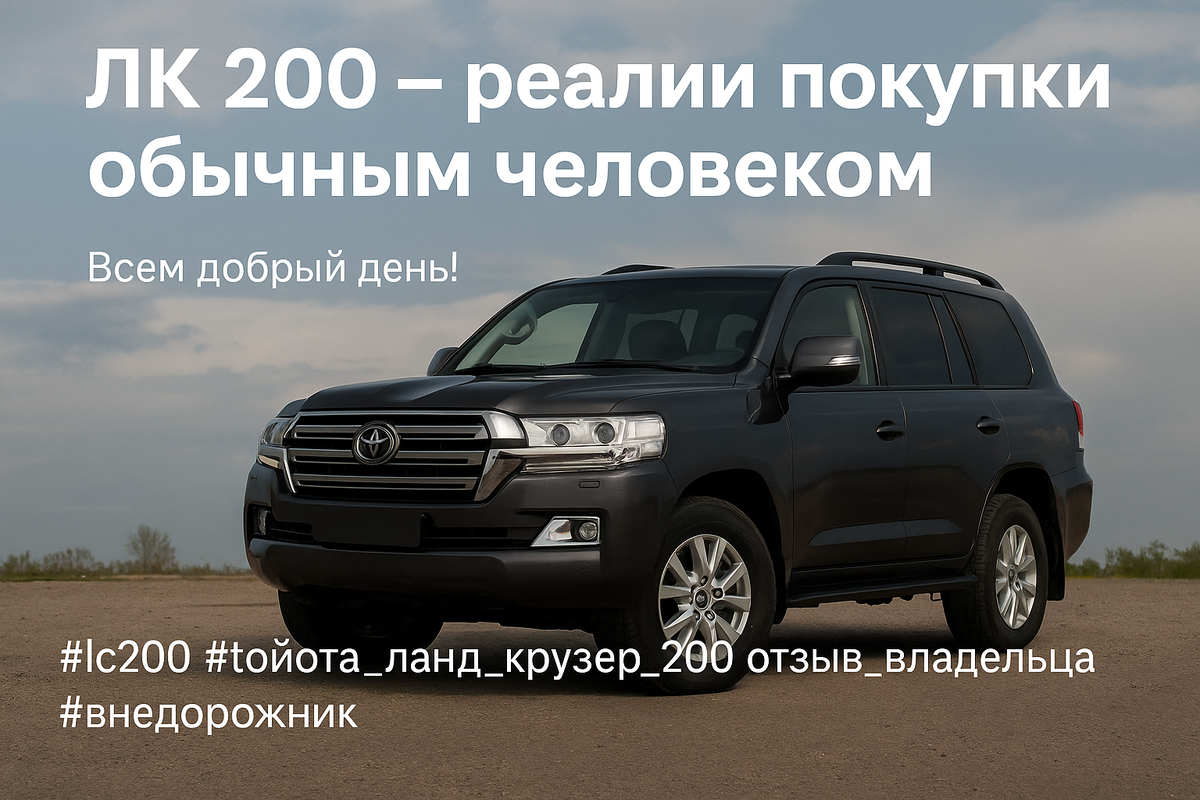 Личный опыт покупки и владения Toyota Land Cruiser 200: проблемы, расходы и неожиданные минусы. Без прикрас и с юмором!