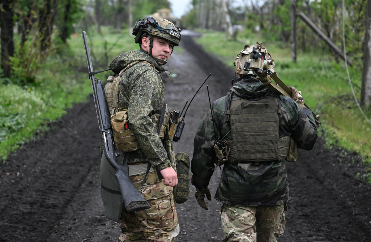 Российские военнослужащие в зоне СВО © Sputnik