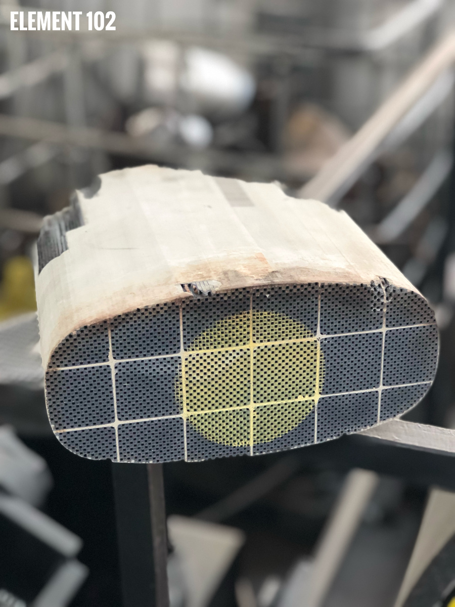 1 - керамический катализатор; 2 - металлический катализатор; 3 - сажевый фильтр. 