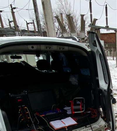 Рисунок 1.2. Проведение изоляционных и электромагнитных испытаний силового трансформатора