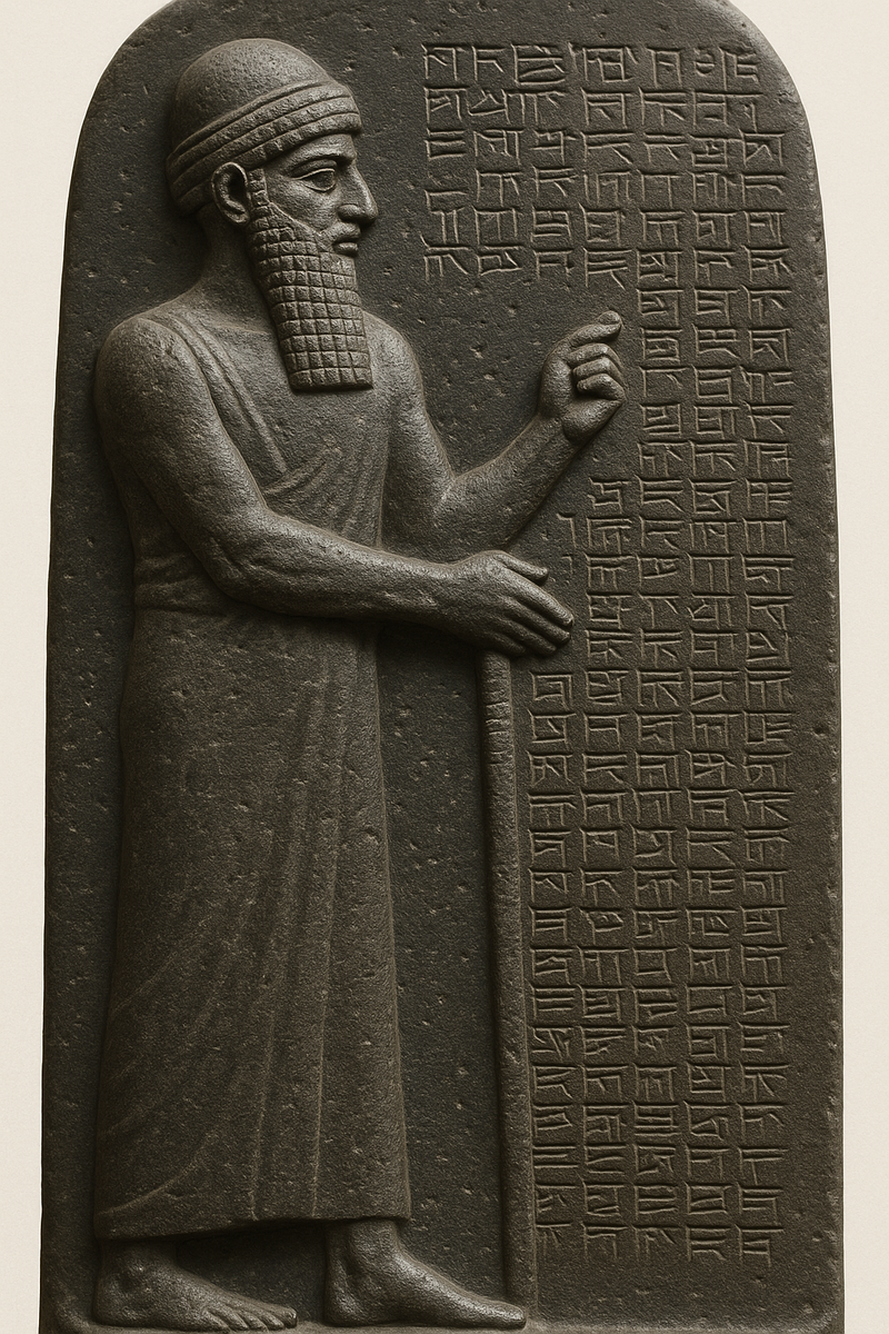 Хаммурапи. Сгенерировано ИИ.