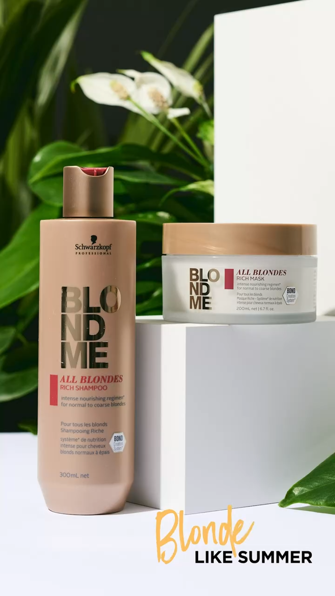 Профессиональный уход за блондом: BlondMe Premium Shampoo
Описание шампуня
BlondMe Premium Shampoo - профессиональный шампунь для мягкого и бережного ухода за светлыми и окрашенными в блонд волосами:
Мягкое действие - деликатное очищение без пересушивания
Бережный уход - специально разработан для профессионального использования
Особенности состава:
Формула без агрессивных компонентов
Защита цвета - сохраняет яркость и насыщенность оттенка
Укрепление структуры - предотвращает повреждение волос
Увлажняющий комплекс - поддерживает оптимальный уровень влаги
Преимущества для блондинок
Отсутствие сухости - идеально подходит для тонких и чувствительных волос
Бережное очищение - не нарушает структуру осветленных волос
Профессиональный результат - обеспечивает салонный уход дома
Подходит для регулярного использования
Способ применения
Нанести на влажные волосы
Мягко помассировать кожу головы
Тщательно смыть теплой водой
При необходимости повторить процедуру
Результат использования
Здоровый блеск
Мягкость волос
Комфортное расчесывание
Сохранение цвета
Отсутствие повреждений
Этот профессиональный шампунь создан специально для бережного ухода за светлыми волосами. Его мягкая формула обеспечивает деликатное очищение, не нарушая структуру волос и не вызывая сухости. Регулярное использование шампуня поможет сохранить красоту и здоровье ваших светлых волос.#HairProfessional #HairSalon #HairCareProducts #HairDetoxMask #HairBondingTechnology #HairCareNordic #HairDetoxTreatment
 