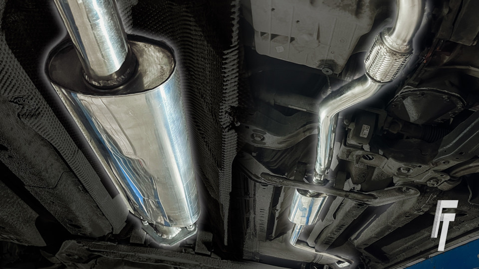 Супротивный выхлоп на Chevrolet Cruze