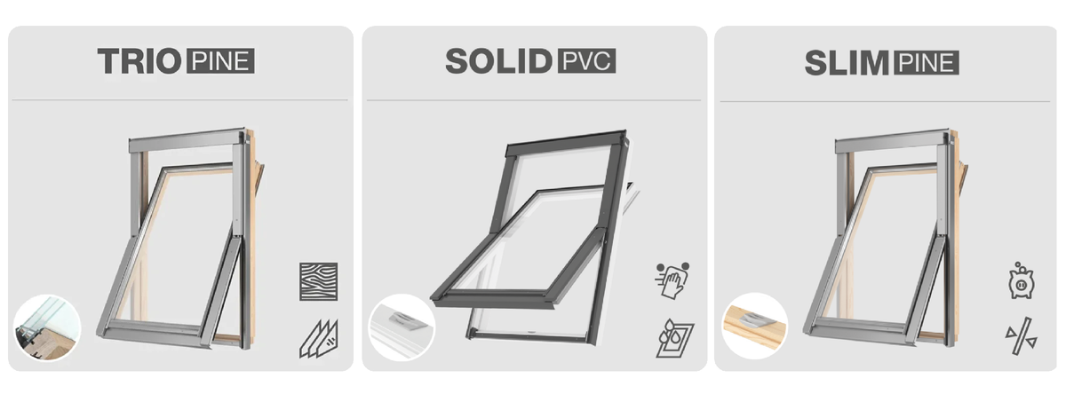 Каталог окон RoofLITE+