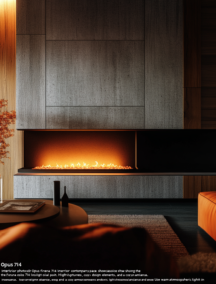    Камин "Опус" с топкой "Фортуна 714" — как сделать ваш дом центром уюта и стиля за считанные дни Kamin