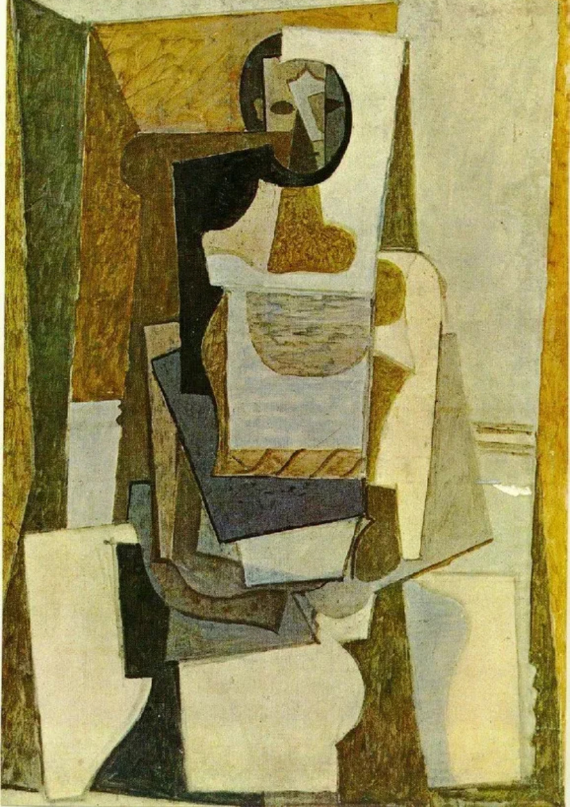 Один из примеров кубизма созданный Пабло Пикассо