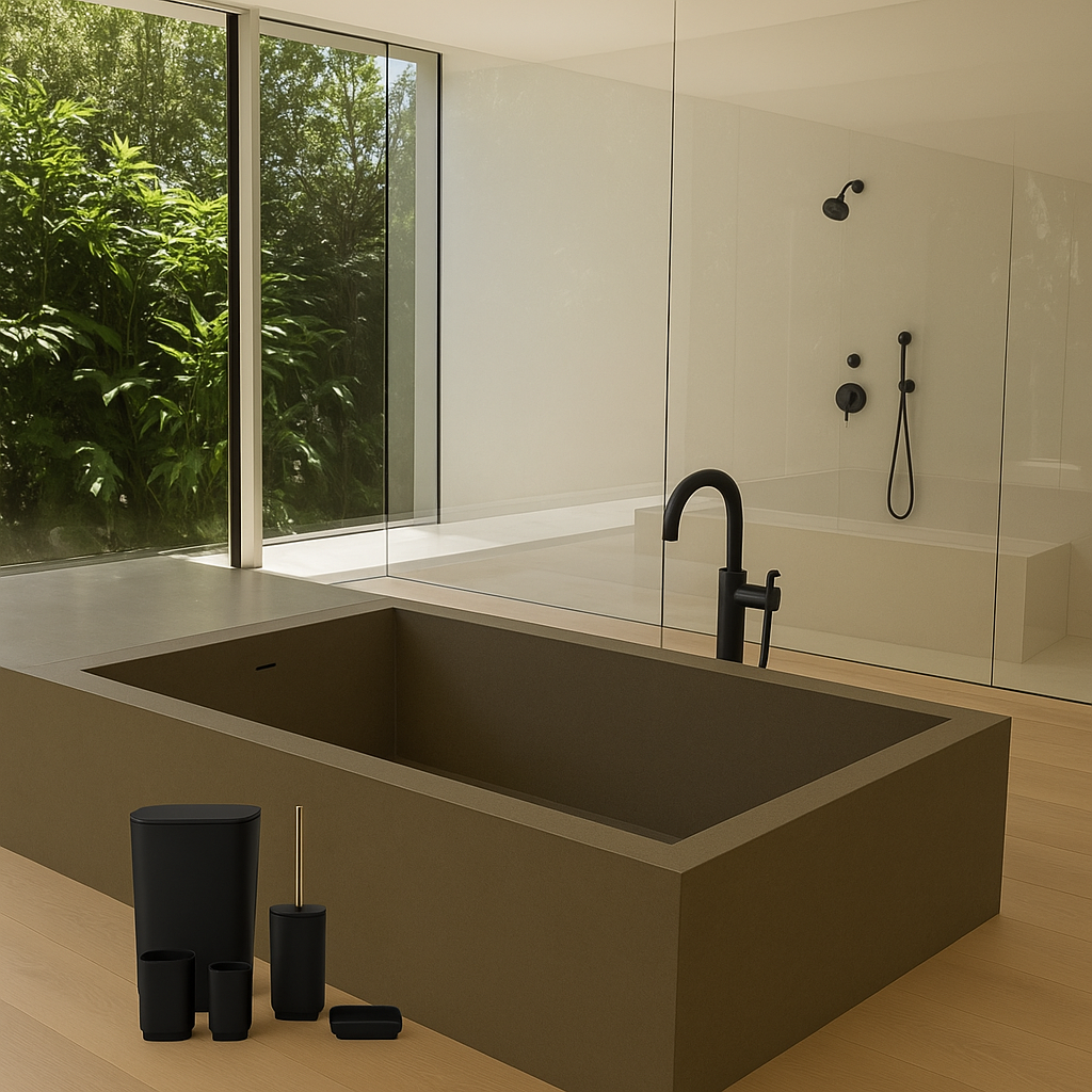 Набор аксессуаров «Минимализм total black» от INHOMEKA