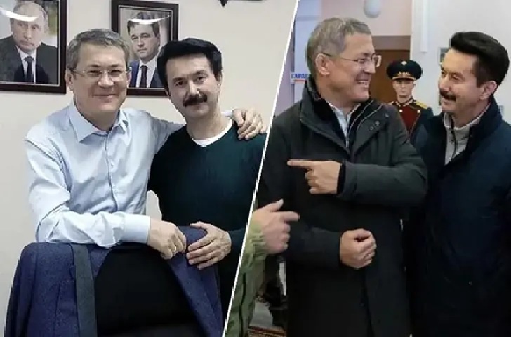    Хабиров со своим «лучшим другом» Вильданом Яруллиным