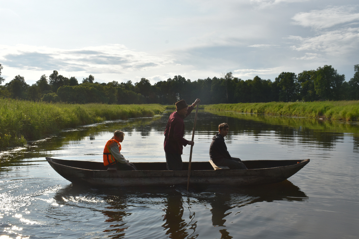 Дединовский челн в деле. Фото автора