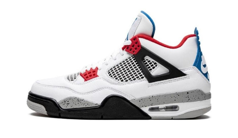 Air Jordan 4. Культовый дизайнер Тинкер Хэтфилд оснастил модель сетчатыми полиуретановыми вставками, необычной системой шнуровки с крыльями, а переднюю часть подошвы – амортизатором. Мысок же укрепил искусственной кожей, которая обладает невероятной прочностью. В шнуровку вставил две пары пластиковых люверсов в форме крыльев. Это позволило зашнуровывать кроссовки 18-ю способами. На язычке присутствует логотип «Flight».