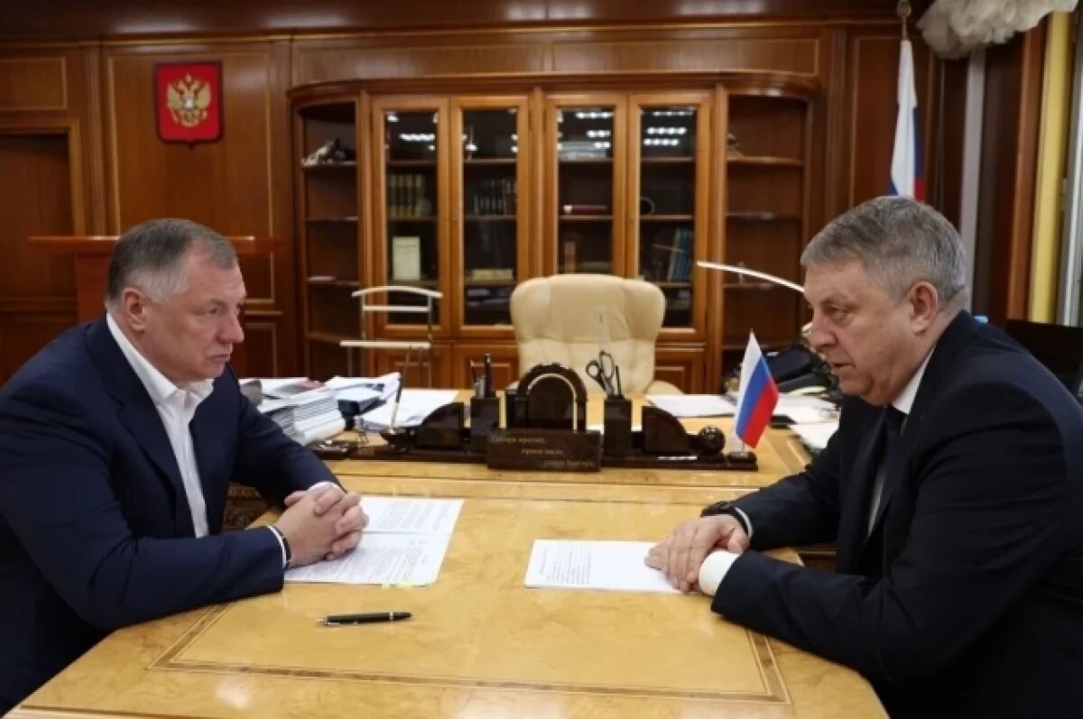    Вице-премьер Марат Хуснуллин встретился с губернатором Брянской области