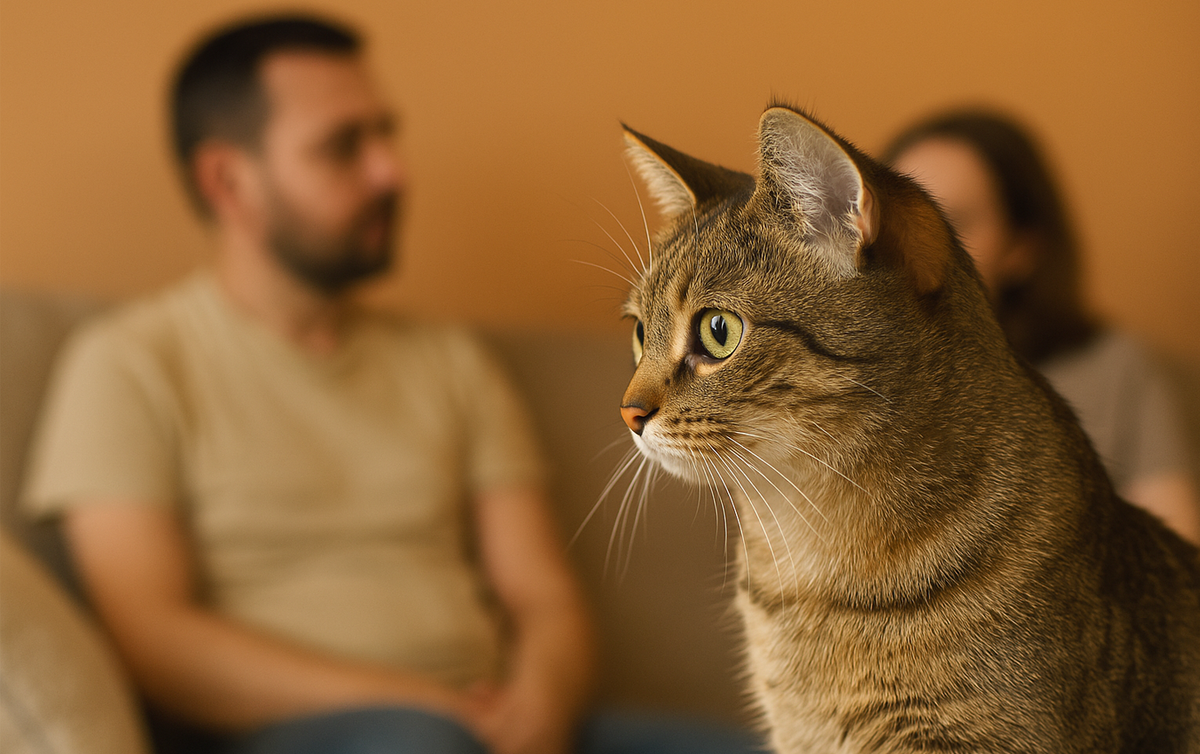 Эти 4 типа людей кошка считает своими. Остальные — просто персонал / Изображение: AlphaPet