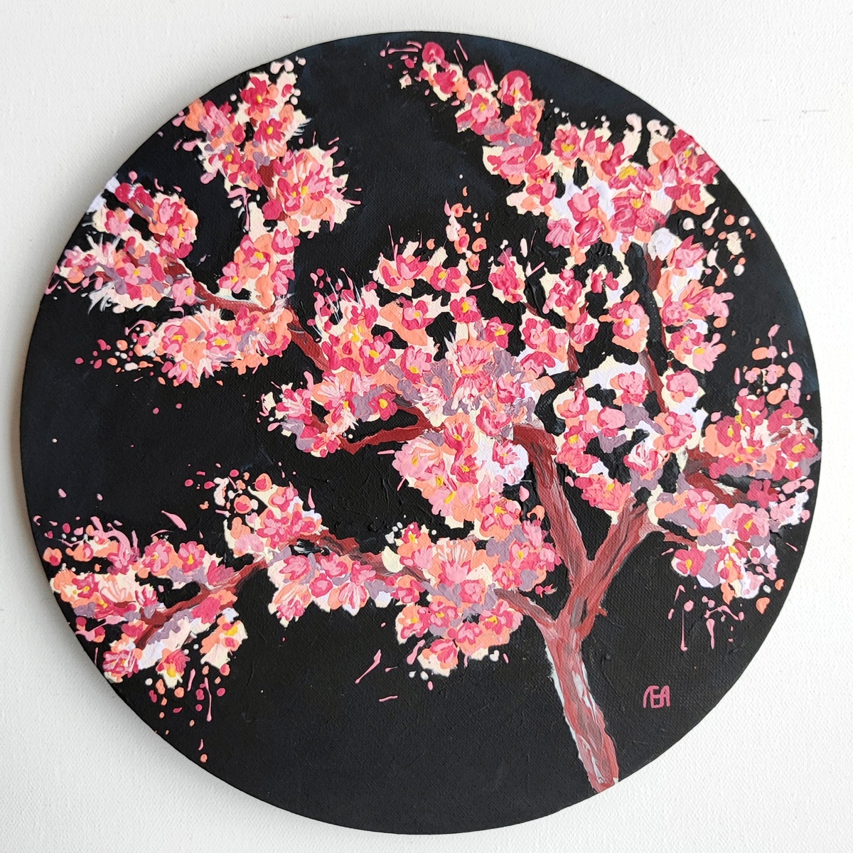 Художник Евгения Лазукина "Цветение в ночи"