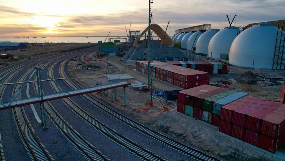    Морской терминал Port Favor в Усть-Луге Автор фото: t.me/portalliance