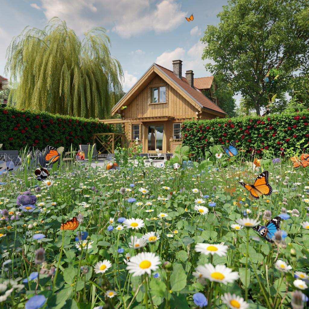 «Дикий» природный стиль