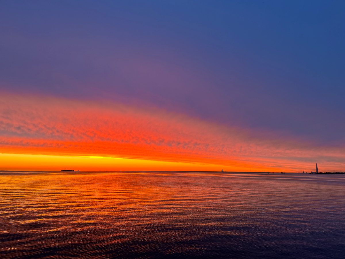 Просто красивый Питерский закат