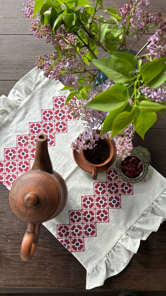 Авторская разработка Татьяны, плейсмат «Рязанская вышивка»