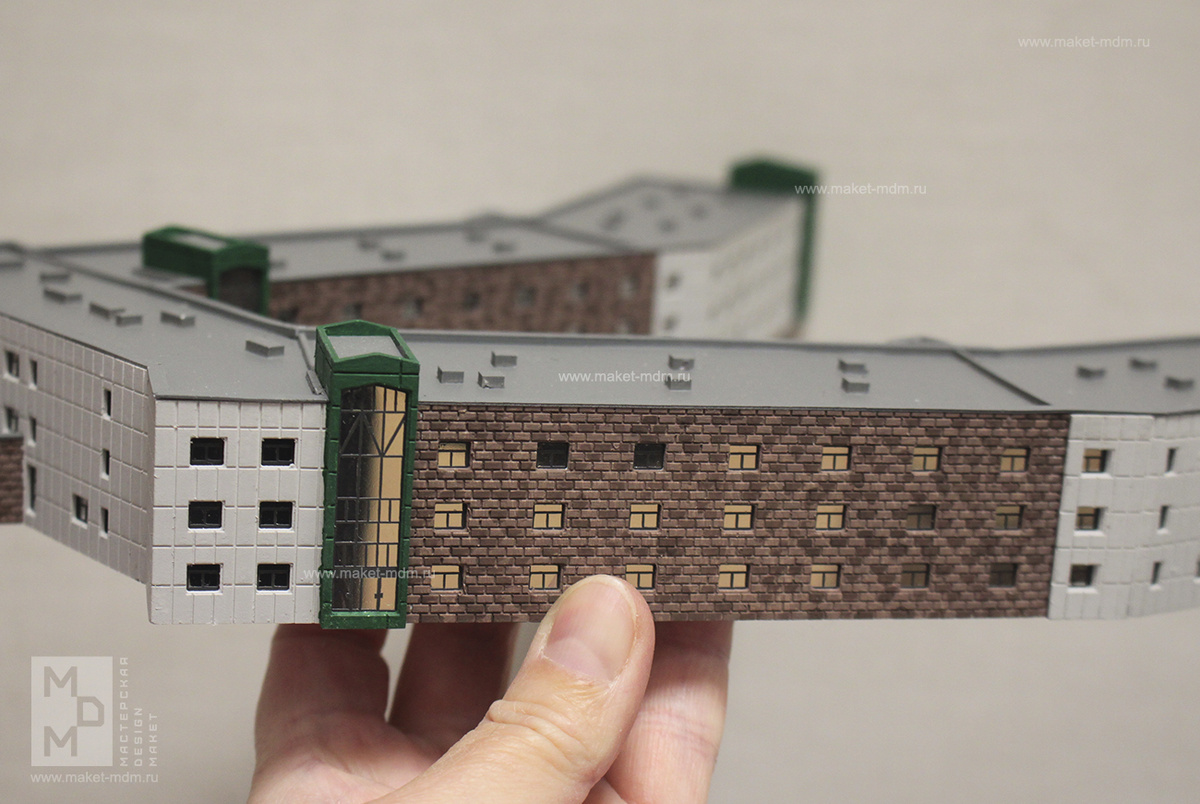 макет школы 