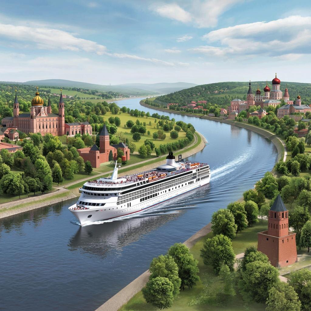 Путешествие по Волге. речной круиз на теплоходе
