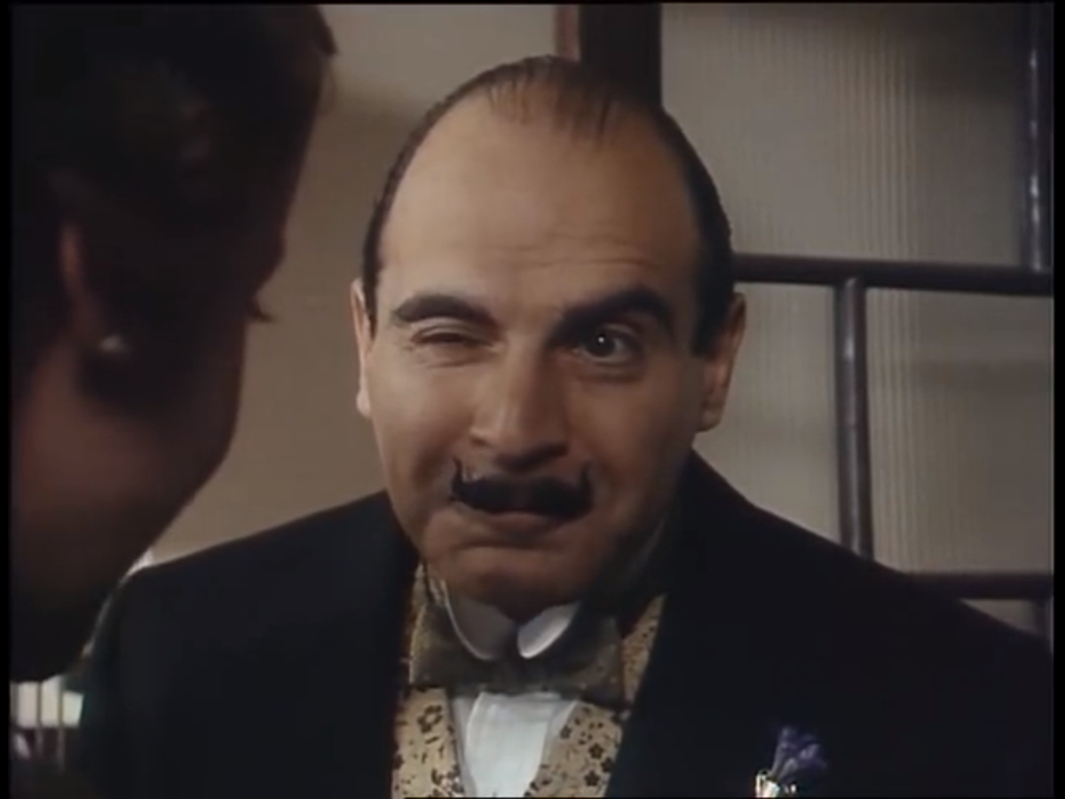 Дэвид Суше в роли Эркюля Пуаро