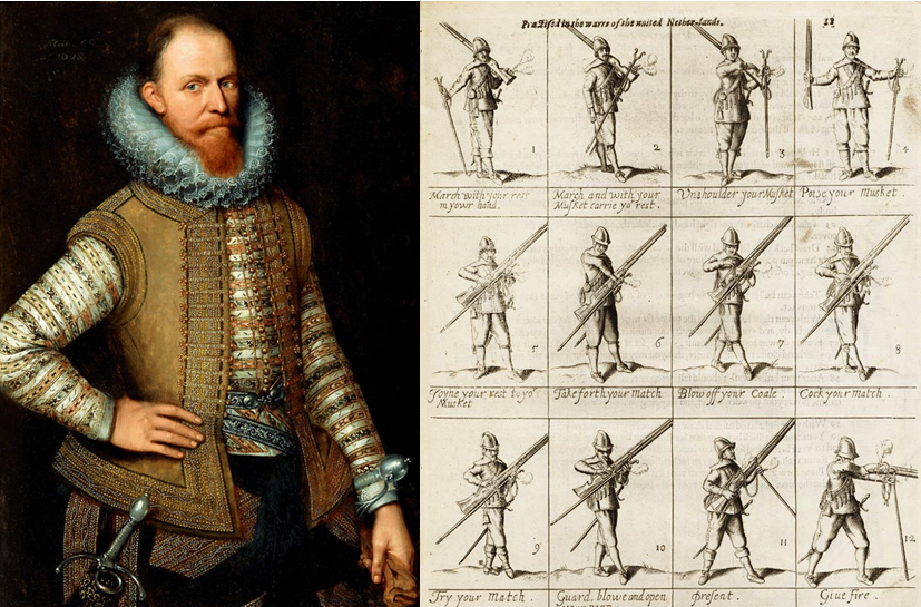 Мориц Оранский и муштра. 