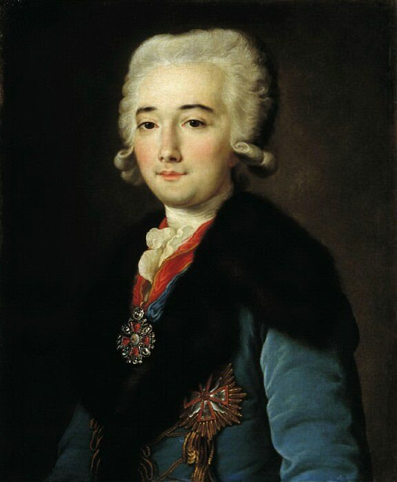 Портрет графа А. М. Дмитриева-Мамонова. М. Шибанов. 1787 