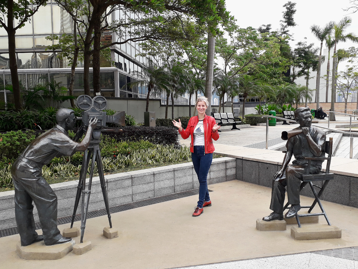 Гонконг. Район, посвящённый гонконгскому кино (фото из личного архива Зои) 