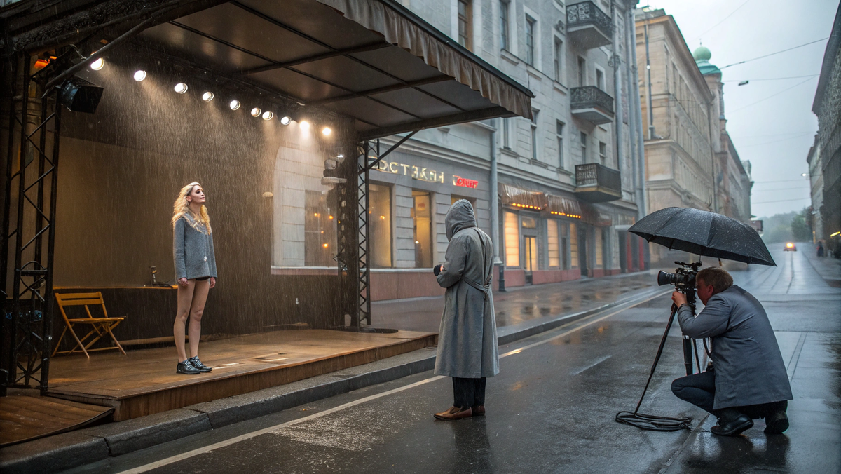 Вы просто попали в очень хорошо поставленный спектакль.