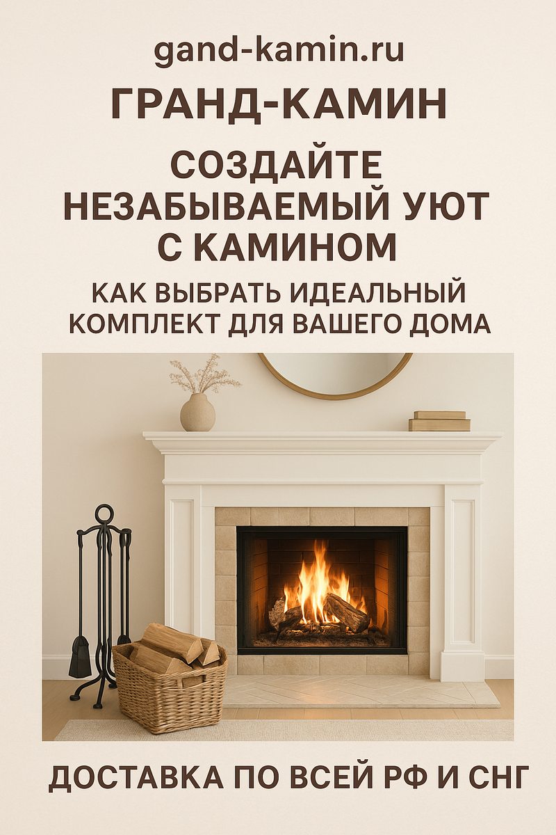    Создайте незабываемый уют с камином: как выбрать идеальный комплект для вашего дома Kamin