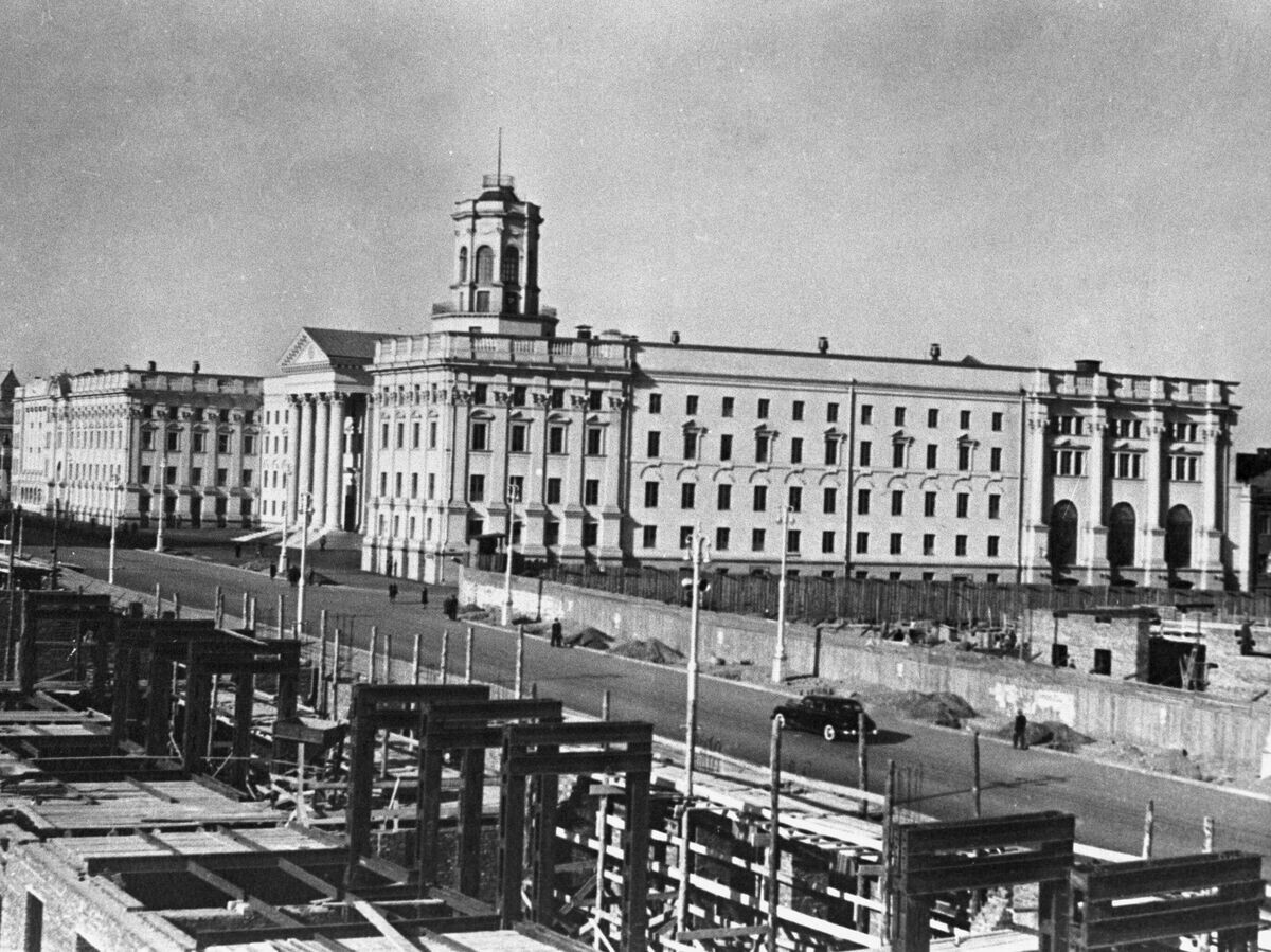    Минск, Белорусская ССР, 1955 год© РИА Новости / Евгений Коктыш